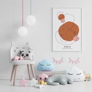 Kudikio metrikų plakatas