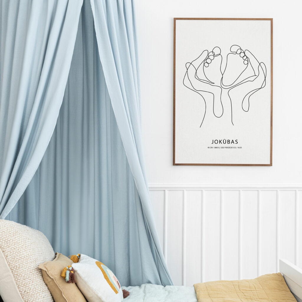 Vaikų metrikų plakatai