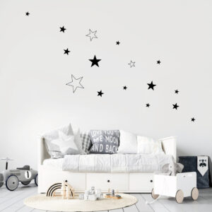 Zienų lipdukai su žvaigždutėmis