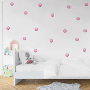 Spalvoti lipdukai vaiku kambario dekorui