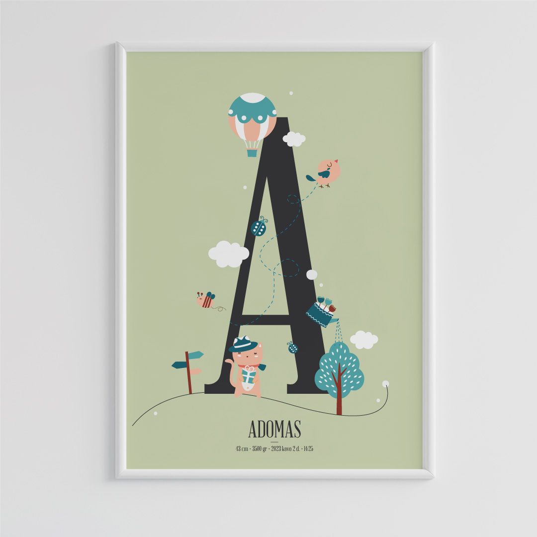 Vaiko gimimo plakatai