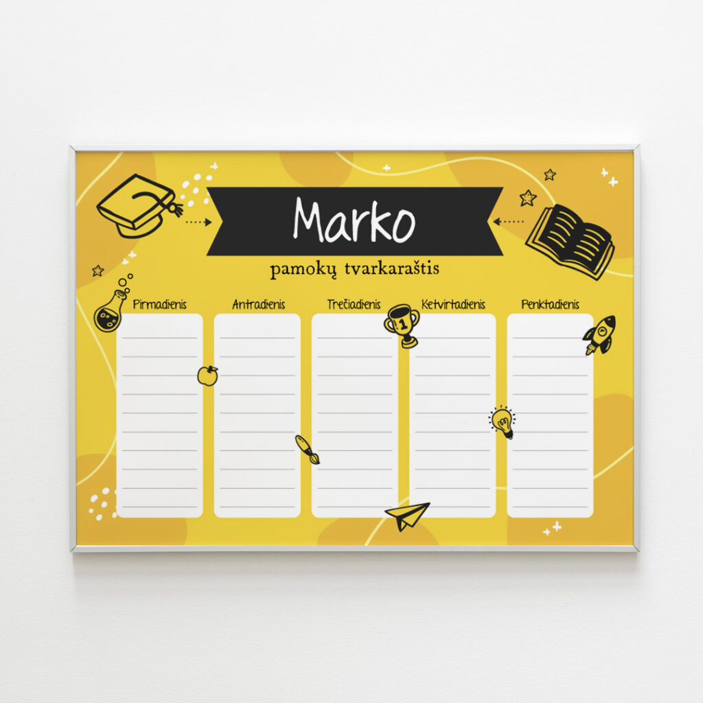 Personalizuotas pamoku tvarkarastis